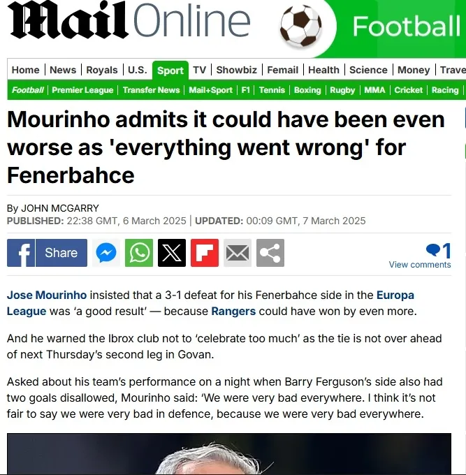 Ada basınında büyük şaşkınlık! Jose Mourinho karşısında sürpriz zafer-4