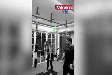 Sinem Kobal spor yaptığı anları paylaştı! Sosyal medya onu konuştu: "Kim der 2 çocuk annesi"
