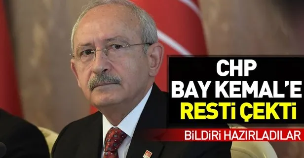 CHP, Bay Kemal'e resti çekti