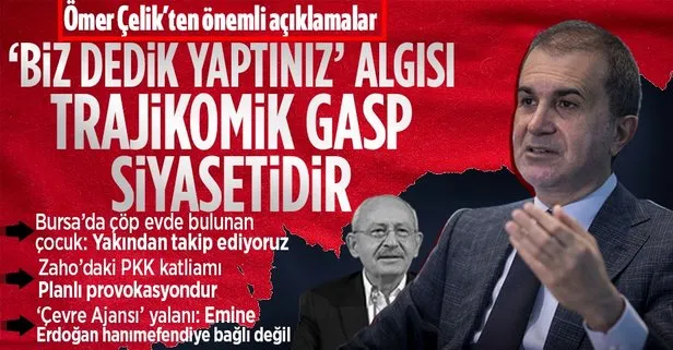 Son dakika: AK Parti MYK sonrası Ömer Çelik’ten açıklamalar: Muhalefetin ’Biz yaptık’ algısı gasp siyasetidir