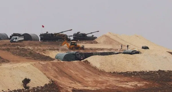 Tank ve füzelerin namluları İdlib'e çevrildi-2