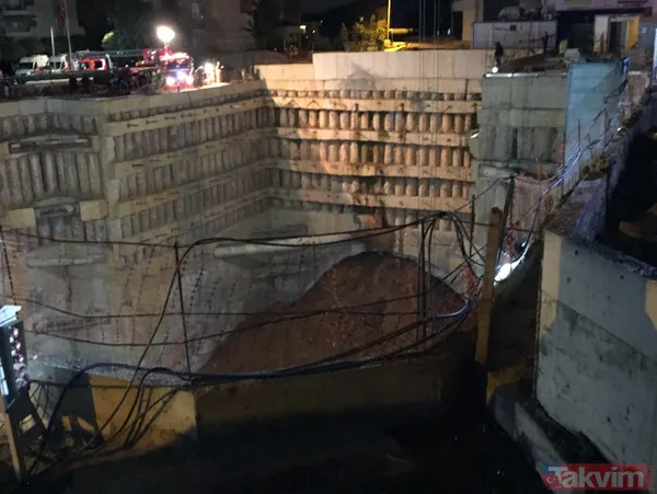 Ümraniye'de metro inşaatı yakınında göçük - 3