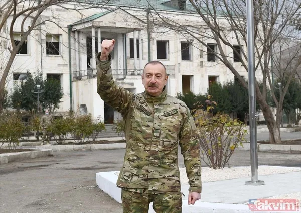 SON DAKİKA: Azerbaycan Cumhurbaşkanı İlham Aliyev işgalden kurtarılan Gubadlı'yı ziyaret etti - 36