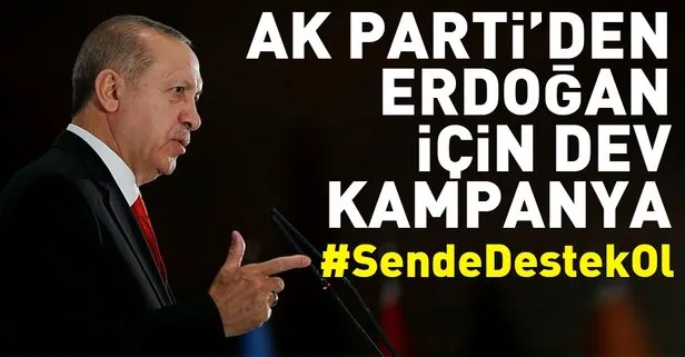 AK Parti’den Erdoğan’ın seçim kampanyasına destek çağrısı
