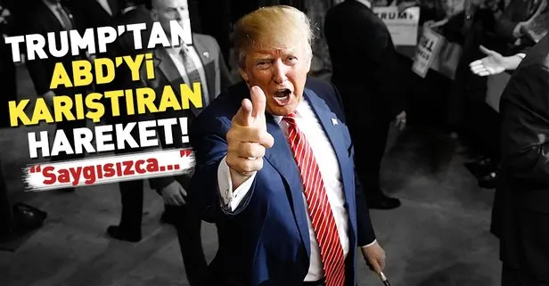 Son dakika: Trumptan ABDde isyan çıkartacak açıklama!