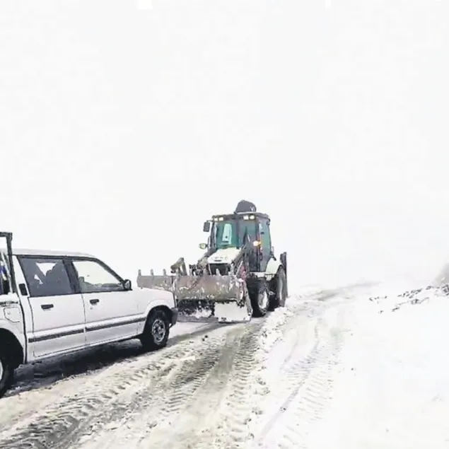 Beyaz örtüye sarı uyarı