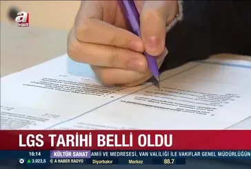 LGS tarihi belli oldu!