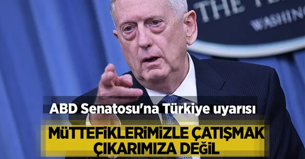 Pentagon'dan ABD Senatosu'na Türkiye uyarısı