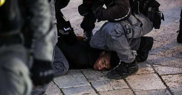 SON DAKİKA: İşgalci İsrail polisinden Filistinlilere müdahale!