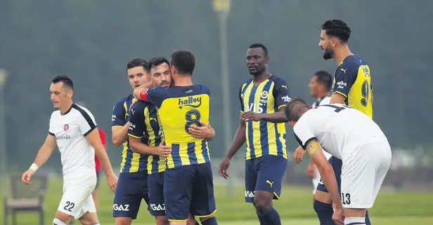 Fenerbahçe'den güzel prova: Csikszereda'yı 2-0 yendiler