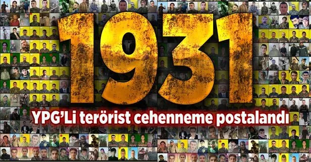 İşte Afrin’de öldürülen YPG’li terörist sayısı