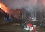 Ankara'da pelet deposunda yangın