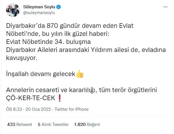 icisleri-bakanligi-duyurdu-evlat-nobetinde-34-bulusma-annelerin-kararliligi-teror-orgutunu-cokertecek-1642701608834.jpeg İçişleri Bakanlığı duyurdu! Evlat Nöbeti'nde 34. buluşma: Annelerin kararlılığı terör örgütünü çökertecek-3