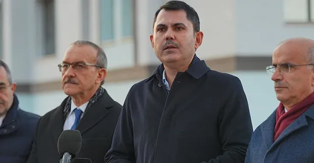 Bakan Kurum Malatya'da yapımı devam eden deprem konutlarını inceledi: "Biz elimizi deprem bölgesinden hiç çekmedik"