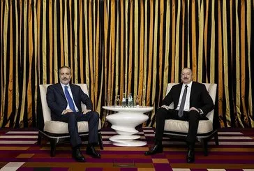 Fidan, Aliyev ile görüştü