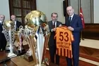 Şampiyon Galatasaray'dan Başkan Erdoğan'a ziyaret