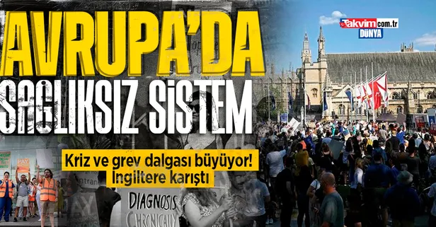 Avrupa'da 'sağlıksız' sistem! İngiltere'de binlerce pratisyen hekim çalışma saatlerini ve maaşları protesto etti