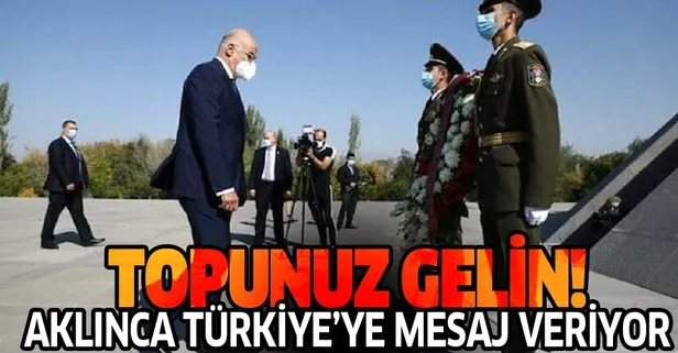 Dendias’tan sözde soykırım anıtına ziyaret