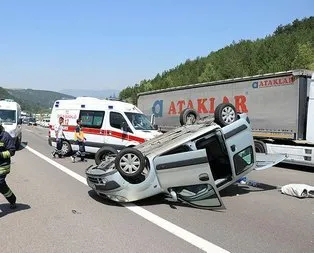 TEM’de feci kaza: Ölü ve yaralılar var