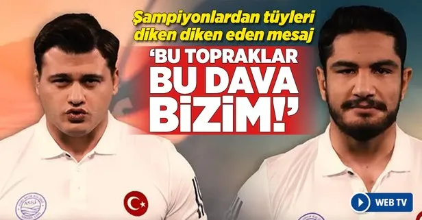Şampiyonlardan Afrin’e destek mesajı