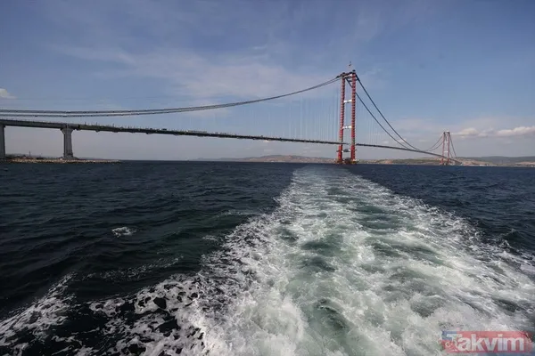 1915 Çanakkale Köprüsü 318 metre yükseklikten görüntülendi - 18