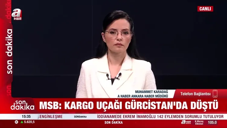 MSB: Kargo uçağımız Gürcistan’da düştü