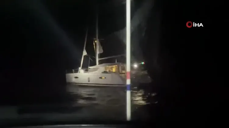 Kahramanmaraş'ta depremde yıkılan binanın müteahhidi Mesut Başkır yelkenli teknede enselendi