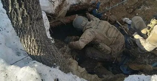 Tunceli’de terör örgütü PKK’nın sığınakları imha edildi!