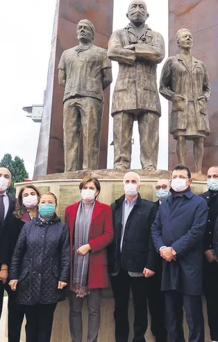 CHP’nin alay konusu olan maskeli heyki için CHP’li Bakırköy Belediye Başkanı Bülent Kerioğlu'ndan pes dedirten sözler!