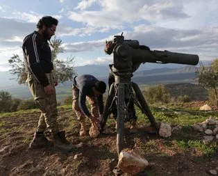 ABD’nin YPG’ye verdiği ağır silahlara karşı Raco’ya anti tank füzeleri yerleştirildi