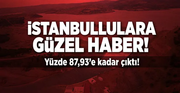 Sağanak barajlara yaradı