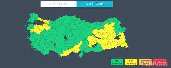 24 il için sarı kodlu uyarı! İstanbullu pazar gününe dikkat: Sel, su baskınları... - 4