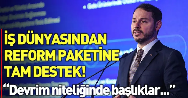 İş dünyası reform paketinden memnun