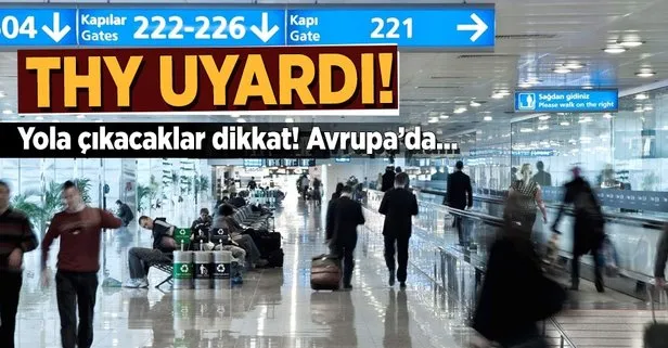 Avrupa genelinde yaklaşık 15 bin uçuş ertelenebilir