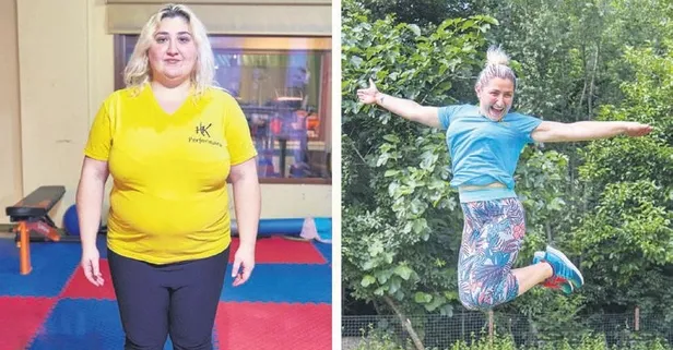 Bir başka Fatmanur! 6 ayda 55 kilo verdi...