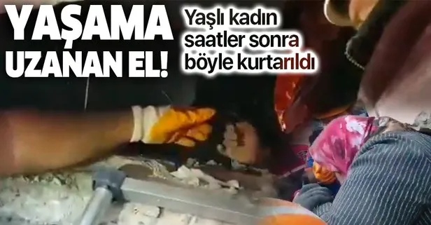 SON DAKİKA: İzmir’de bir kişinin enkaz altından kurtarıldığı anlar böyle görüntülendi: Canla başla, Bütün imkanlarımızla