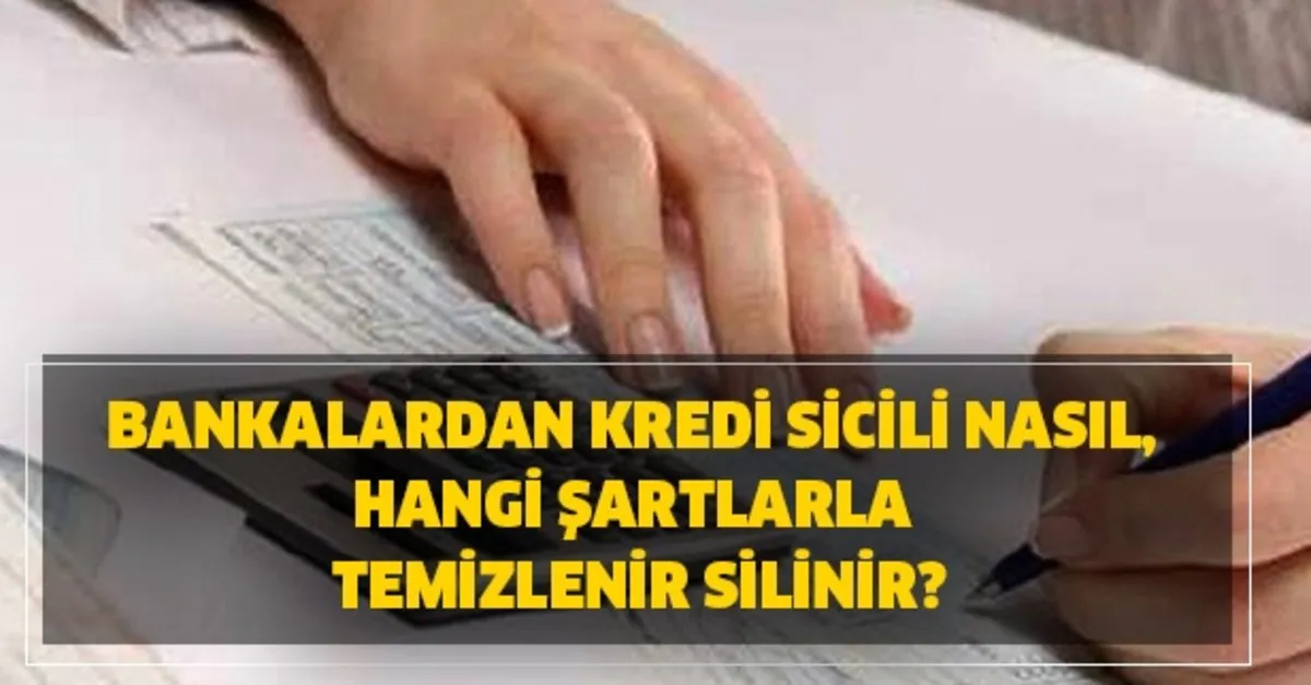 Bankalardan Kredi Sicili Nasil Hangi Sartlarla Temizlenir Ve Silinir 2020 De Kara Listede Olanlara Cek Ve Sicil Affi Geldi Mi Takvim