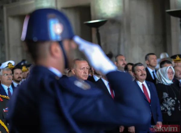 Büyük Zaferin 97'nci yıl dönümü! Anıtkabir'den özel kareler - 37