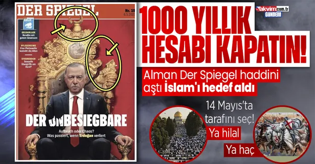 Başkan Erdoğan üzerinden İslam'ı hedef alan Alman Der Spiegel'e sert tepki: "Parçalanacaksınız, içerdeki avanelerinizle birlikte"