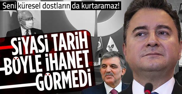 Ali Babacan'ın ihanet itirafına sert tepki: Siyasi tarihe geçecek! "Arkadan hançerlemek" değilse nedir?