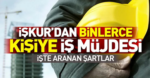 İŞKUR'dan 4465 kişiye iş müjdesi! İŞKUR'da büro memuru, şoför ve güvenlik görevlisi alımına nasıl başvurulur?-1