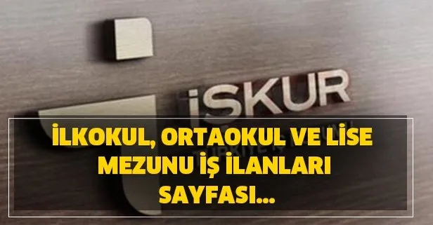 Iskur Typ Is Ilanlari Ile Personel Alimlari Arastiriliyor Takvim