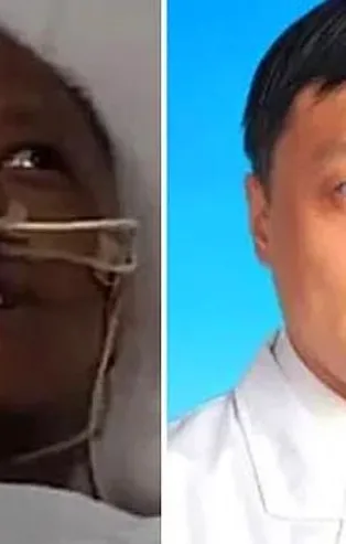 Vuhan'da Coronavirüs'ü yenen iki doktorun ten rengi değişti