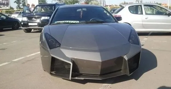 Paranız yok diye üzülmeyin! Genç mühendis evde  Lamborghini yaptı, görenlerin ağzı açık kaldı