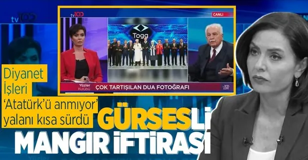 Fondaş gazeteci Özlem Gürses’in ’Atatürk’ü anmıyor’ yalanı kısa sürdü!