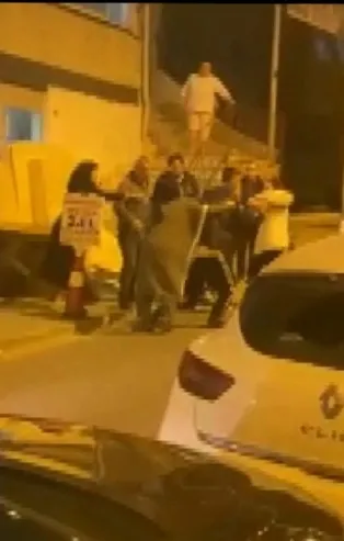 İş arkadaşının arkasından gidip taciz etti