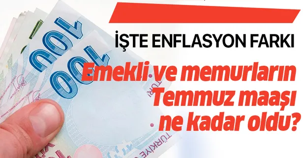 Enflasyon farkı SGK SSK Bağkur zammı toplu sözleşme oranı! İşte emekli ve memur zammı güncel yeni maaşlar!