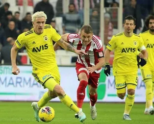 Fenerbahçe, Beşiktaş derbisi öncesinde Sivas deplasmanında büyük darbe yedi