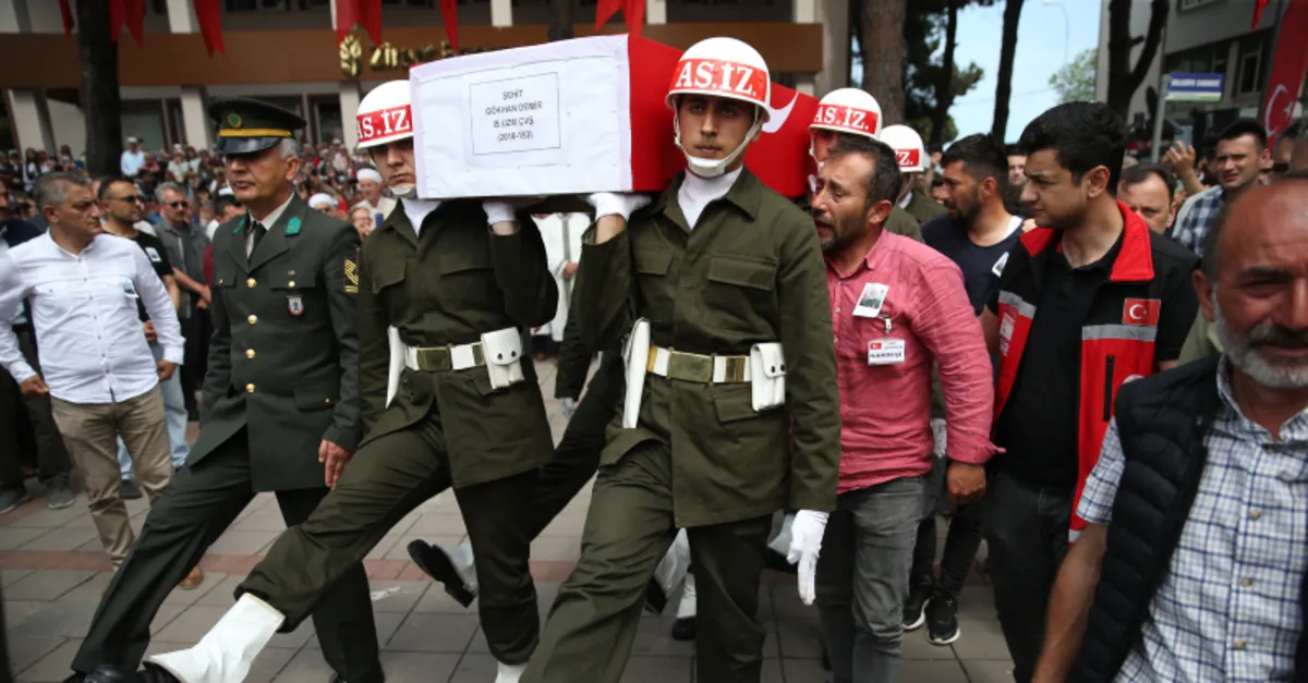 Kahramanlara veda... Pençe-Kilit şehitleri ebediyete uğurlandı