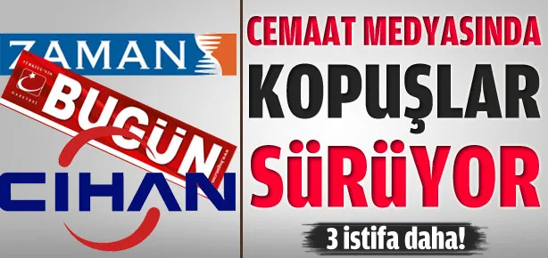 Cemaat medyasında kopuşlar sürüyor